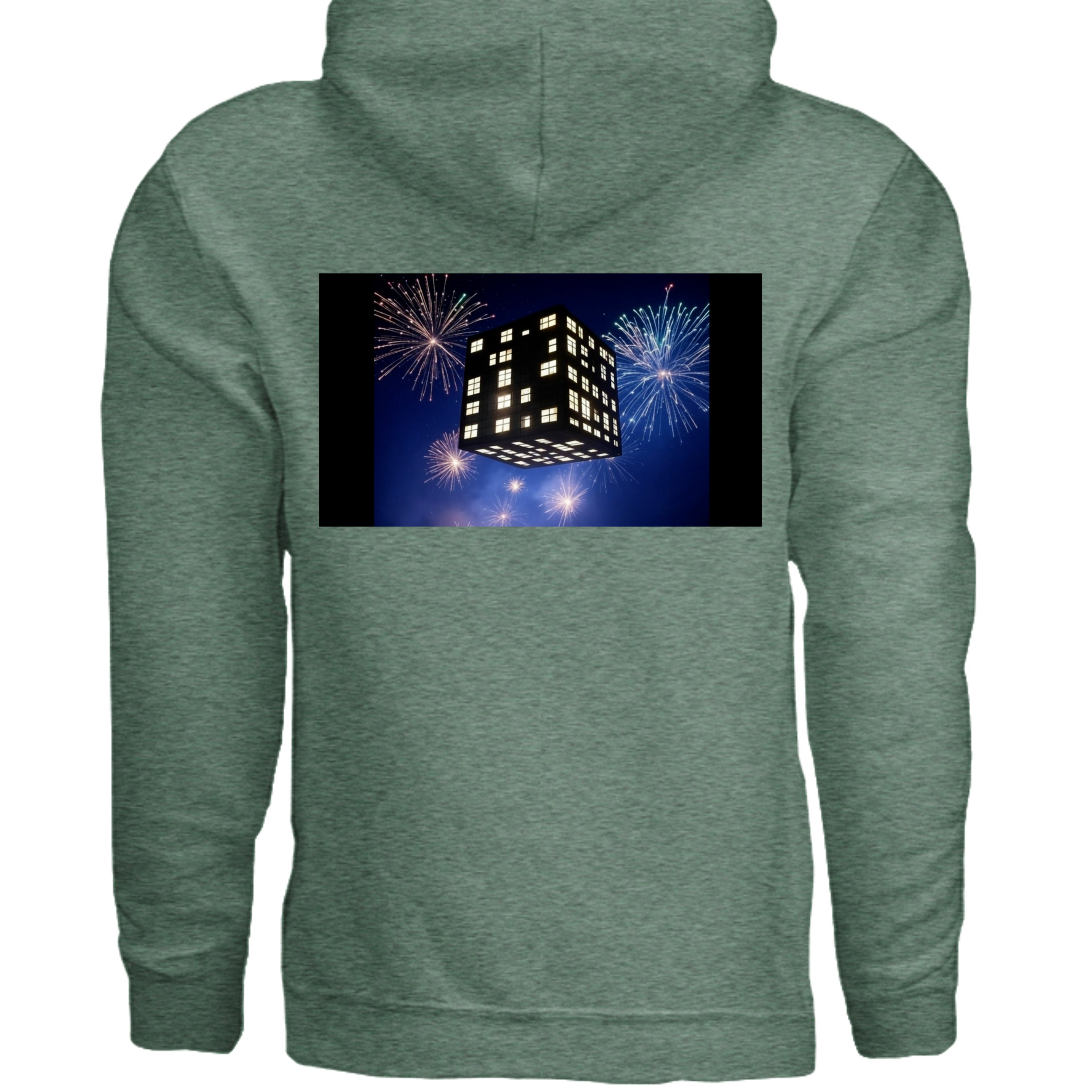 Heather Sport Dark Green - G185 - BACK