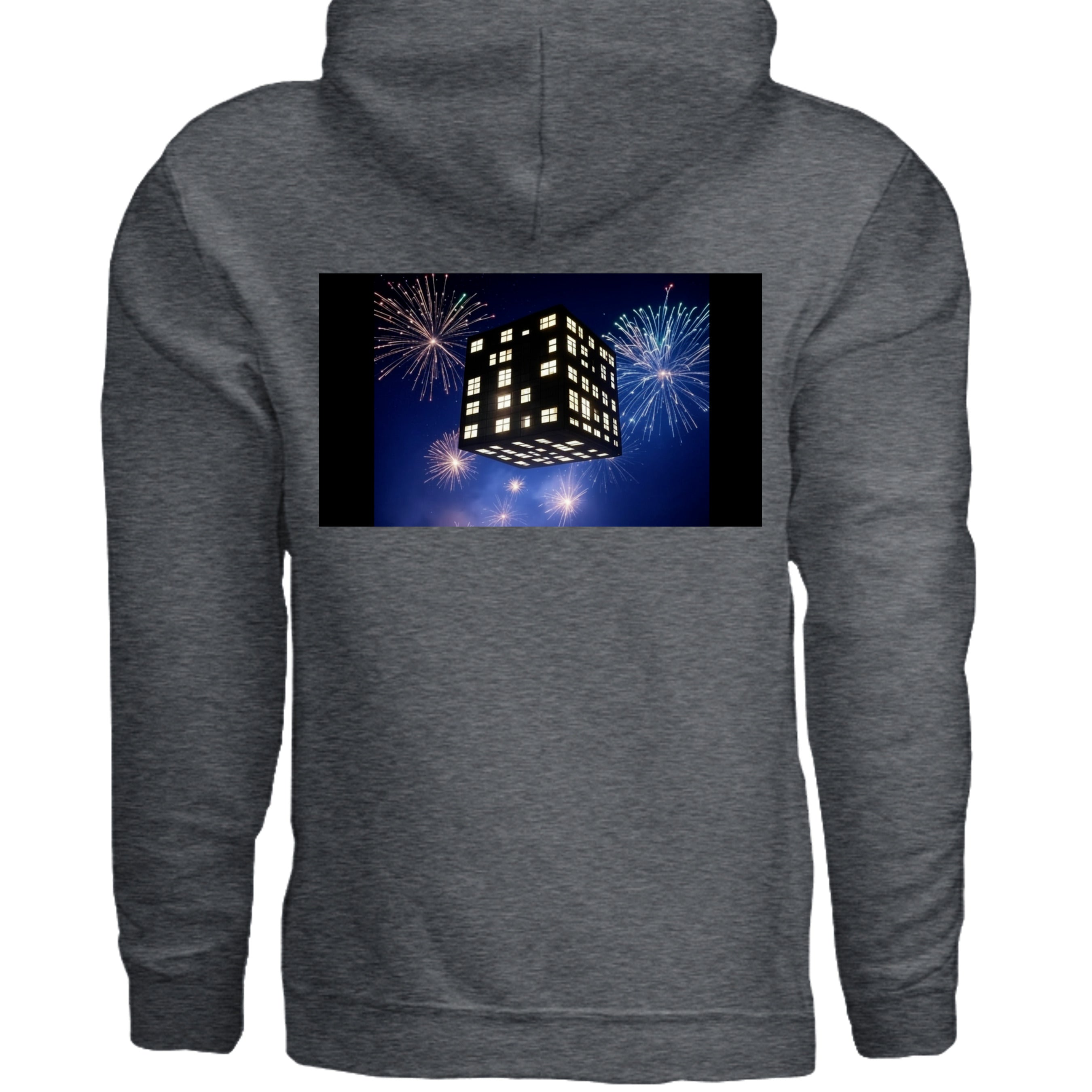 DARK HEATHER - G185 - BACK