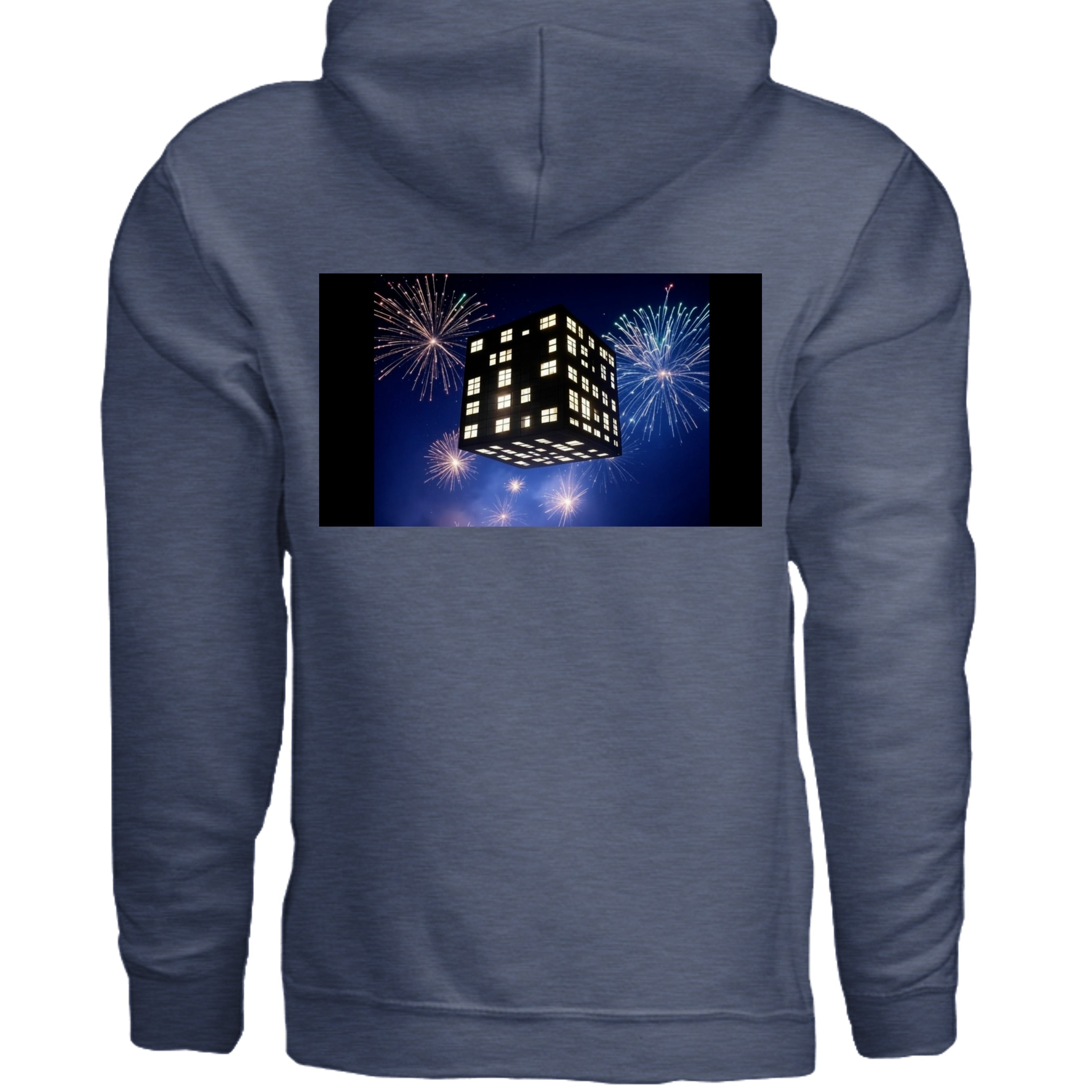 Heather Sport Dark Navy - G185 - BACK